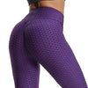 Woven Textured Purple Pants (XS-3XL)