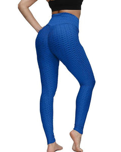 Woven Textured Royal Blue Pants (XS-3XL)