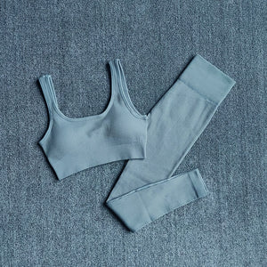 2pc. Blue VBraShorts Set (S-L)