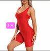 Woven Textured Rompers Red (S-XL)