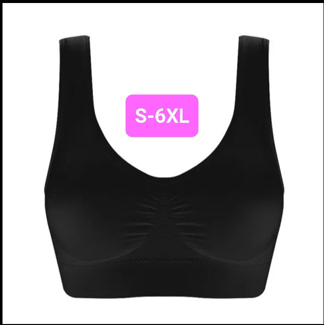 Lite Sports Bra BLACK (S-6XL)