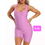 Woven Textured Rompers Pink (S-XL)