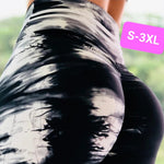 Printed Leggings BLACK/WHITE (S-3XL)