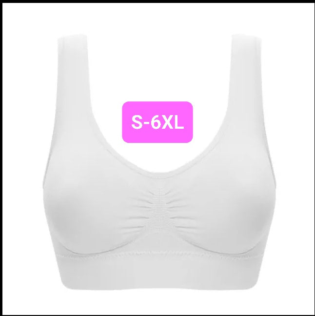 Lite Sports Bra WHITE (S-6XL)