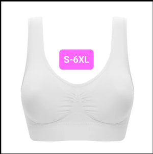 Lite Sports Bra WHITE (S-6XL)