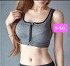 Zipper Sports Bra GRAY (S-5XL)