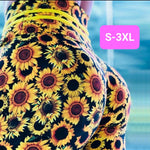 Printed Leggings SUNFLOWERS (S-3XL)