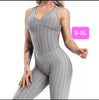 Woven Textured Jumpsuit Gray (S-XL)