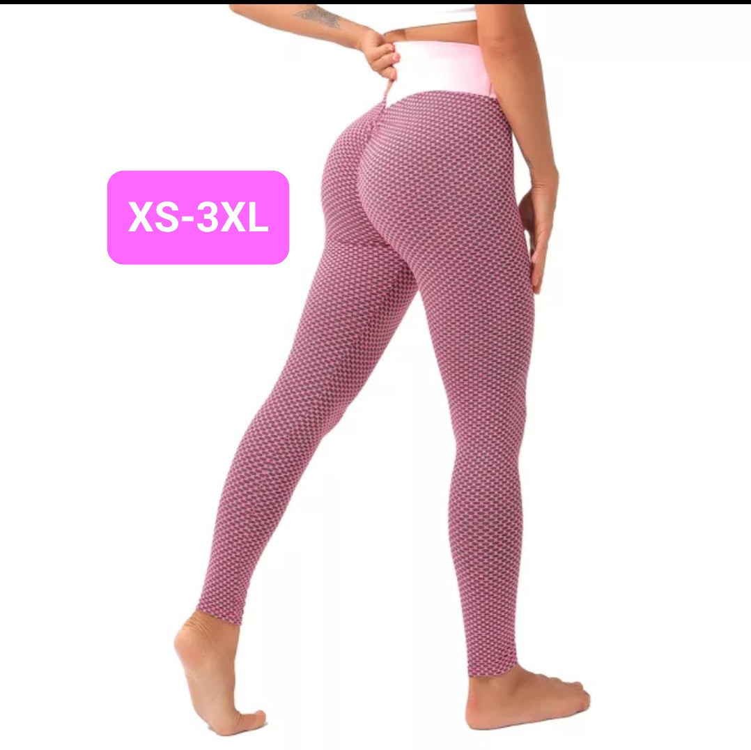 Booty-lifting Leggings PINK (XS-3XL)