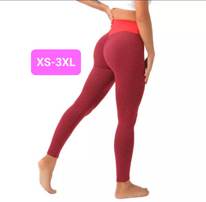 Booty-lifting Leggings RED (XS-3XL)