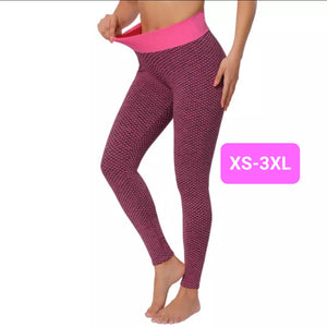 Booty-lifting Leggings ROSE RED (XS-3XL)