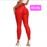 Faux Leather Pants RED2 (XS-2XL)