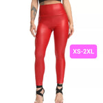 Faux Leather Pants RED1 (XS-2XL)