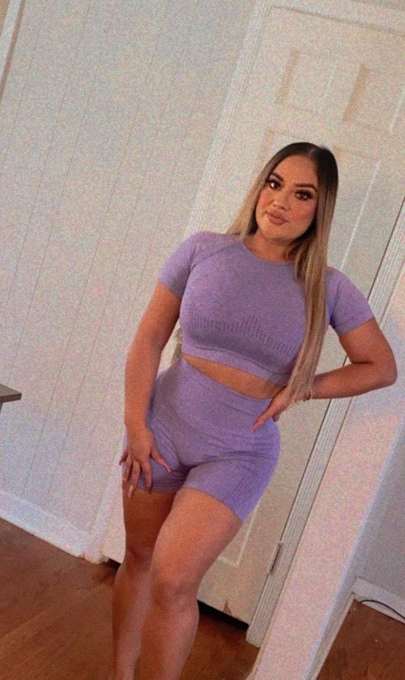 2pc. PURPLE- Shorts/Top (S-L)