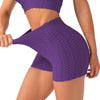 Woven Textured Purple Shorts (S-XL)