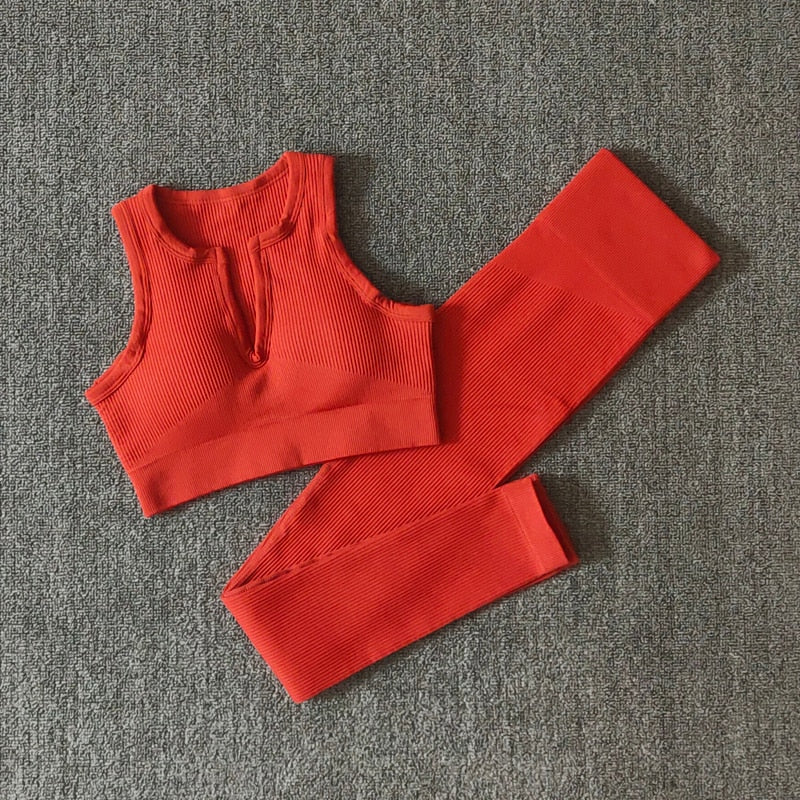 2pc. Red VbraPants Set (S-L)