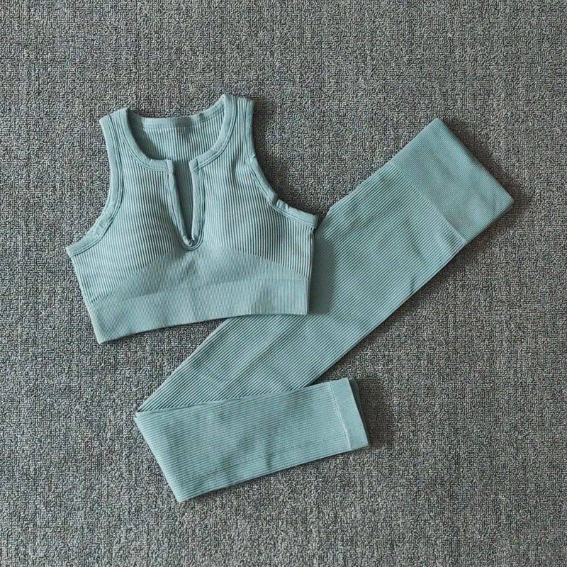 2pc. Blue VbraPants Set (S-L)