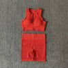 2pc. Red VBraShorts Set (S-L)