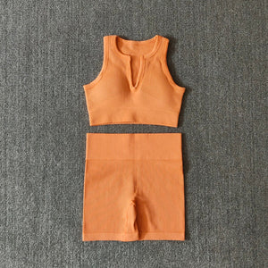 2pc. Light Coffee VBraShorts Set (S-L)