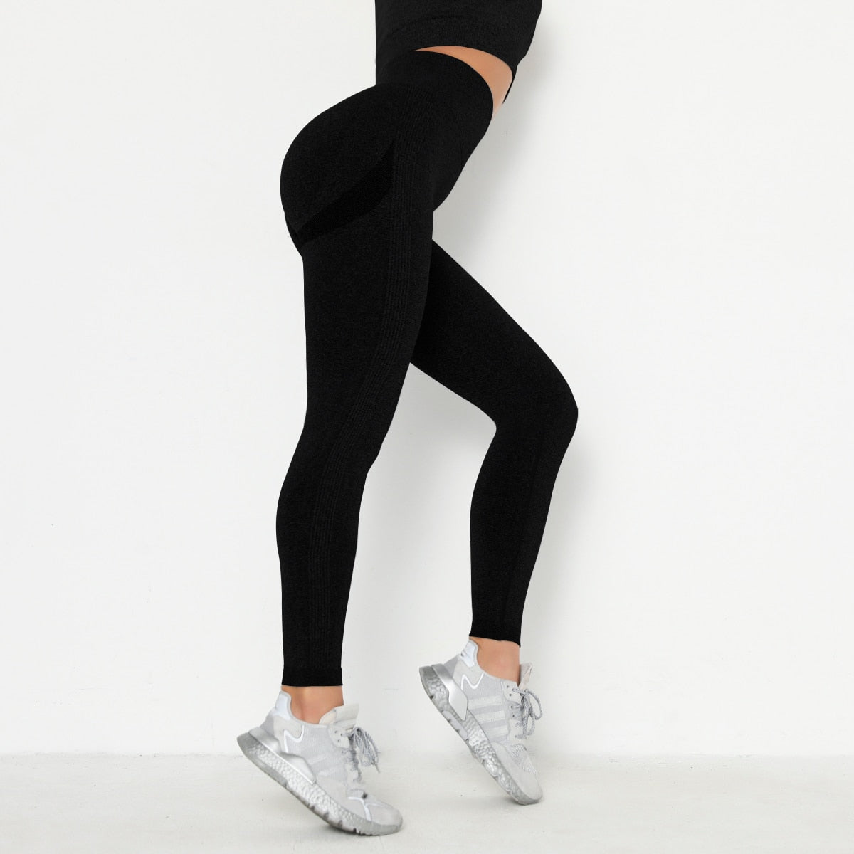 Stripe Black Leggings (S-XL)