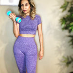 2pc. PURPLE- Pants/Top (S-L)