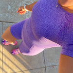 2pc. PURPLE- Shorts/Top (S-L)