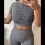 2pc. GRAY- Pants/Top (S-L)