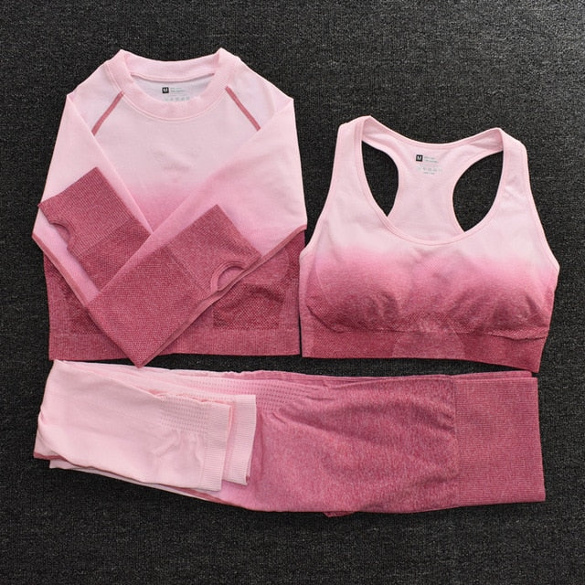 3pc. ROSE Ombre Set (S-L)