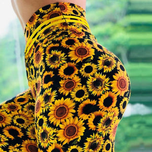 Printed Leggings SUNFLOWERS (S-3XL)