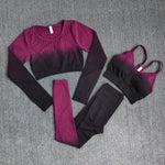 3pc. MAGENTA Ombre Set (S-L)