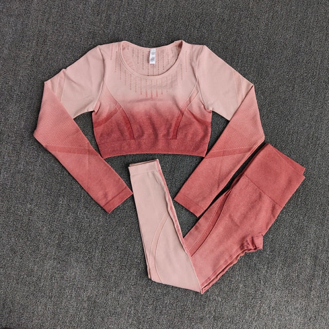 3pc. MAGENTA Ombre Set (S-L)