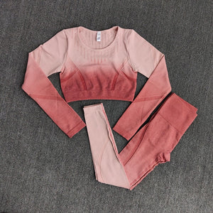 3pc. MAGENTA Ombre Set (S-L)