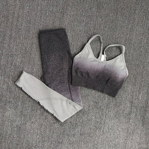 2pc. GRAY Ombre Set (S-L)