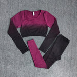 3pc. MAGENTA Ombre Set (S-L)