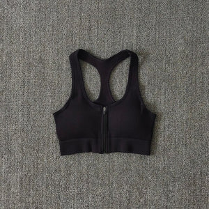 Sports Bra Zipper  #7 (S-L)