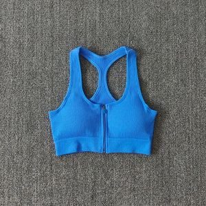 Sports Bra Zipper  #7 (S-L)