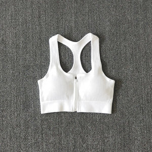 Sports Bra Zipper  #7 (S-L)