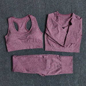 2pc. WINE- Shorts/SportsBra (S-L)