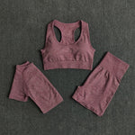 2pc. WINE- Shorts/SportsBra (S-L)