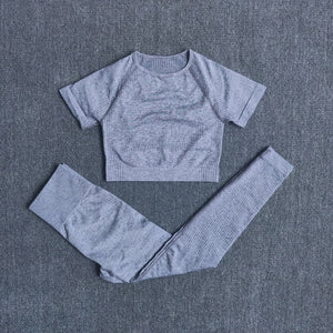 2pc. GRAY- Pants/Top (S-L)