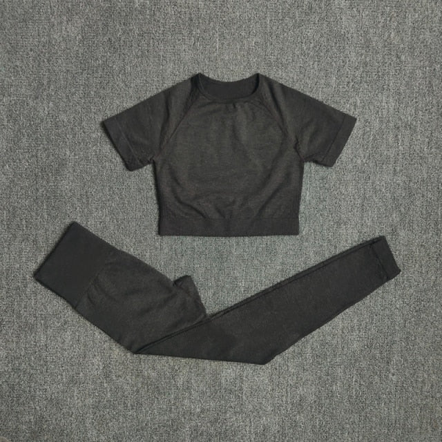 2pc. BLACK- Pants/Top (S-L)