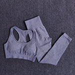 2pc. GRAY- Pants/SportsBra (S-L)