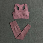 2pc. WINE- Pants/SportsBra (S-L)