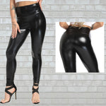 Faux Leather Pants SHINY BLACK (XS-2XL)