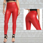 Faux Leather Pants RED1 (XS-2XL)