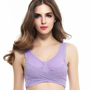 Lace Sports-Bra Purple (S-4XL)