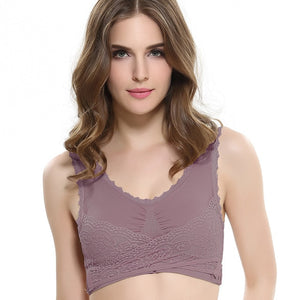 Lace Sports-Bra Dark Purple (S-4XL)